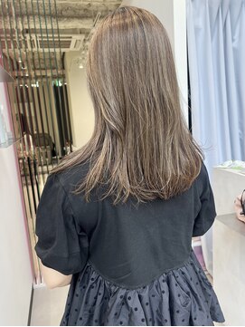 ソト 銀座(soto.) ハイライト/ セミロング/デザインカラー/ フェイスフレーミング