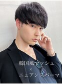 黒髪◎清潔感◎韓国風マッシュショート×刈り上げ