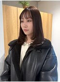 チョコレートカラー/レイヤーカット！