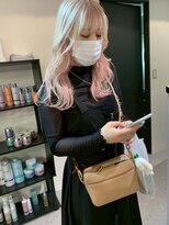 ペレ 原宿(PELE) ダブルカラー/ケアブリーチ/羽エクステ/原宿