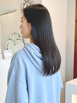 アビエクレール 河内花園(abije claire) 美髪ストレート×王道ロング【河内花園駅】