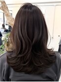 セミロングレイヤー
