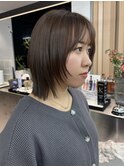 ミニボブレイヤー/レイヤーカット/スモーキーカラー/顔周り/横浜