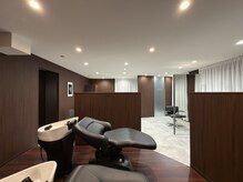 ルーチェス(LUCE/s)の雰囲気(シャンプー台はフルフラットの夢シャンプーです!)