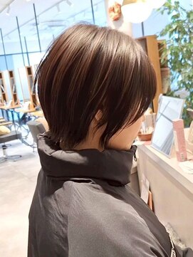 ヘアーカッティングガーデン ジャック モアザン 梅田店 ボブ/ショートボブ/ハイライト/30代/40代/大人女性/白髪ぼかし