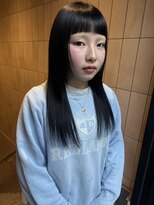 セーヌアワー(CEINE OUR)&nbsp;艶髪/バングカット／イルミナカラー/aujua/TOKIO三軒茶屋