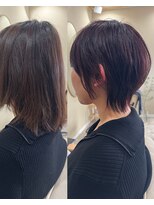 ムー(muu)&nbsp;大人ウルフショート【高崎ショート/髪質改善//白髪ぼかし】