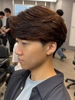 エルマーク 本山(L-MARK)&nbsp;マッシュヘア/黒髪/メンズカット/men's/フェザーパーマ