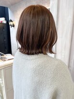 キャアリー(Caary)&nbsp;福山人気20代30代朝も楽チン結べるボブマロンブラウン小顔美髪