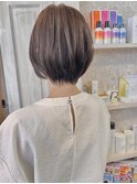 福山美容室caary髪質改善酸性ストレートレイヤーくびれショート