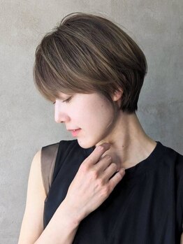 エンクス(enx)の写真/<mm単位でつくる>小顔見えショートで自然美を*[横浜/鶴ヶ峰/ショート/ボブ/髪質改善/オージュア/学割U24]