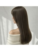 ルノヘアー(Lunohair)&nbsp;髪質改善ストレート×オリーブカラー透明感美髪×秋カラー