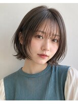 ラピッシュ 北習志野店 レイヤーボブ × グレージュ
