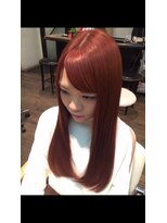 ブラッシュ(brush) ピンクカラー&モテカワバング