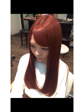 ブラッシュ(brush) ピンクカラー&モテカワバング