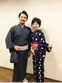 大人の浴衣着付け+ヘアセット