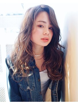 テラバイアフロートシーグラスコテージ (terra by afloat SEAGLASS COTTAGE) 抜け感ニュアンスロングヘア テラバイアフロート松子 二子玉川