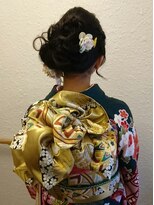 矢島美容室 荻窪店&nbsp;《着物》２年前から予約有り★人気の楽な振袖着付け成人式アップ