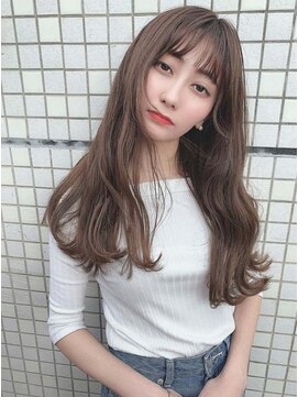 ヘアーデザイン ルシア(Hair Design Lucia) ゆるウェーブロング×シックラベージュ