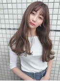 ゆるウェーブロング×シックラベージュ
