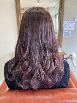 ヘアー クラージュ(hair courage) バレイヤージュカラー