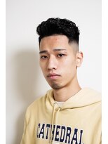 レンゲン(LENGEN)&nbsp;七三オールバックかき上げヘアコンマヘア１５３