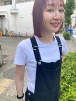 ネルケ 立川(nelke)&nbsp;red × 切りっぱなしボブ