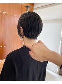 タイトにキュッと ショートスタイル ジェルオイルスタイリング