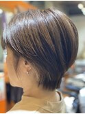 ハンサムショート × インナーカラーベージュ