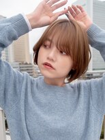 ティアラ 桜木町(TIARA)&nbsp;ワンカールボブ/20代/30代/ナチュラル/シースルーバング