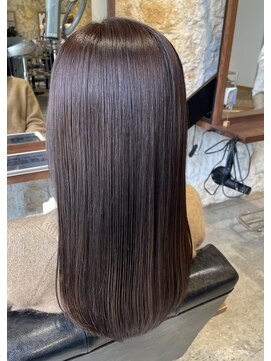 ジュエ (jouer) アースカラーまとまるロング艶髪髪質改善艶カラー