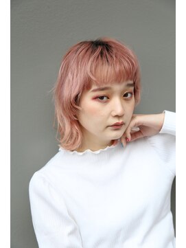 キサイ バズ(kisai BUZZ) [ kisai ＊ 西川史浩 ]ピンクカラー×マッシュウルフ