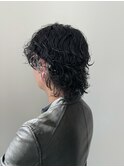 波巻きウルフ/波巻きパーマ/メンズカット/メンズパーマ