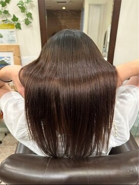 アイナ(aina) なめらか☆触れたくなる髪【髪質改善カラー】×【潤い】