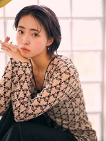 リィベ(Liibe)&nbsp;20代30代40代/アップバングショート/パープルブラック