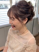 ピエスヘア(PIE'CE HAIR)&nbsp;静岡/清水 お呼ばれメイク ミドルアップ
