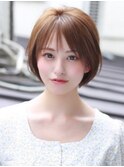 大人可愛い丸いショート 小顔 リノ吉祥寺