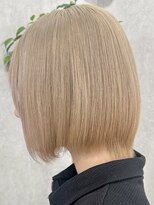 ロウル 渋谷(LOWRL)&nbsp;ミルクティーベージュ/ケアブリーチカラー