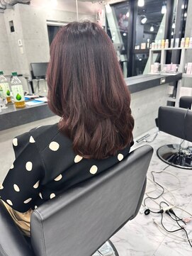 エンディアリング 東銀座(Endearing) 銀座/東銀座/切りっぱなしボブ/エアリーロング/ブラウン