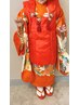 【七五三】 被布＋ヘアセット ￥8000（土日祝日別料金有）