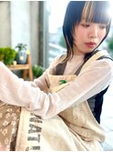インナーにポイントハイライトを!ウルフカット/ネオウルフ/黒髪