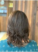 毛先パーマヘルシースタイル横顔美人こなれヘア大人美人美髪