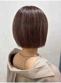 ぱつっとボブ