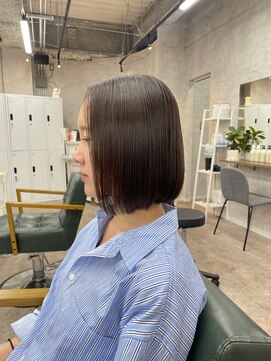 リミットバイアフィナー 大宮店(limit by Afinar) 長めボブ/切りっぱなしボブ