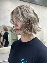 キャロルガーデンズ ボコカ 表参道(Carroll Gardens bococa)&nbsp;ボブ、ミルクティーベージュ