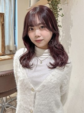 ゼスト 中野店(ZEST) 【ZEST中野/chihiro】ブリーチなしでカシスレッド