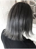 切りっぱなしグレーアッシュ