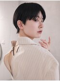▽コンパクトショートミニウルフブリーチなし前髪ミディアム新宿
