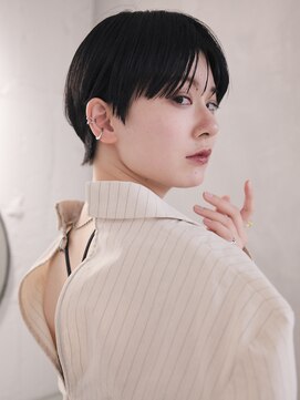 フォト 新宿三丁目(foto) ▽コンパクトショートミニウルフブリーチなし前髪ミディアム新宿