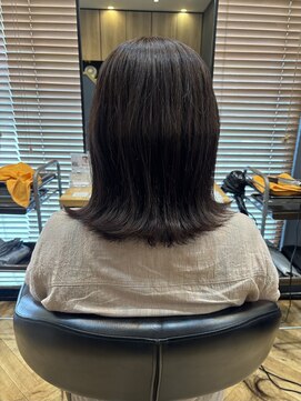 アルター(aL ter) 【ミディアム】ミニウルフ/デジタルパーマ/ブラウン/小野/鎌取